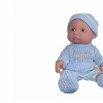 Papusa bebelus cu sunete, 25 cm, varsta 3 ani+, bleu, Scorpions Market