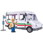 Autobuz Simba Fireman Sam Trevors Bus cu figurina si accesorii, Simba