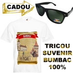 Tricou suvenir Sibiu+ochelari de soare polarizati CADOU, Zukka