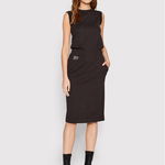 Rochie midi de bumbac organic