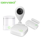 Kit sistem de securitate Orvibo 5 in 1 Mini Hub protocol ZigBee Senzori Usa PIR Camera Video - model 2017 kit-mdc