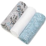 T-TOMI BIO Bamboo Diapers scutece textile Splashes 70x70 cm 3 buc, T-Tomi
