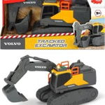 Excavator Dickie Toys, Volvo Tracked Excavator, 23 cm, Dickie