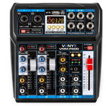 Mixer analog 4 canale Vonyx VMM-P500, Bluetooth, USB, MP3, Jack, XLR, VONYX