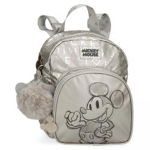 Rucsac Mickey Disney 100, gri argintiu, 23x19x8 cm 35920.21, Badenis Trading