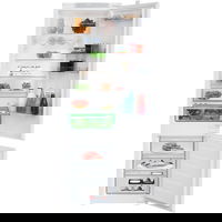 Beko Combina frigorifica incorporabila Beko BCSA306E4ZSN, Capacitate 298 l, Harvest Fresh, Everfresh+, Raft sticla, Compresor ProSmart Inverter, Display touch control, Clasa E, H 194 cm, Alb, Beko