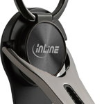 Suport auto InLine InLine® Smartclip 3in1 Smartclip, suport, suport pentru degete, maner autoadeziv pentru telefon mobil, suport pentru smartphone, suport pentru telefon mobil selfie,, InLine