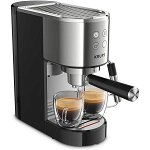 Espressor Semiautomat Virtuoso XP442C11 Coffee Maker 2x Cesti 1400W Gri-Negru, Krups