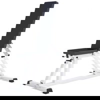 Bancă multifuncțională reglabilă neagră/albă Gorilla Sports, Gorilla Sports