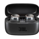 Casti JBL LIVE 300TWS, True Wireless, Bluetooth, In-ear, Microfon, negru