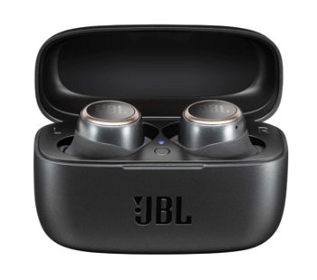 Casti JBL LIVE 300TWS, True Wireless, Bluetooth, In-ear, Microfon, negru