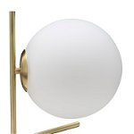 Lampa de masa Glamy Low, Mauro Ferretti, 1 x E14, 40W, 25x27 cm, fier/sticla, Mauro Ferretti
