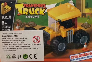 Transport Truck set lego buldozer, 