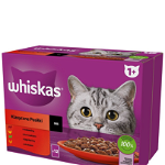 hrană umedă pentru Pisici, Selectii Clasice in Sos, 12 x 85g, Whiskas