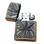 Bricheta tip zippo, 3D relief, metalica, the need for weed, OEM