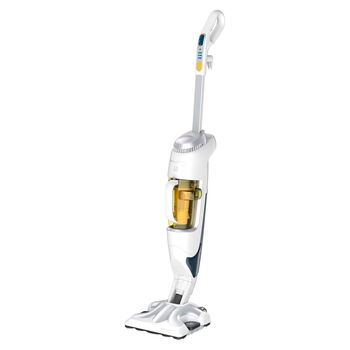 Aparat de curatat cu abur Rowenta Clean & Steam RY7597WH, 1700 W, rezervor apa 0.7 L, Filtru anticalcar, Reglaj abur, Accesoriu pentru covor, Alb