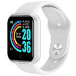 Ceas smartwatch L18, Bluetooth, Pedometru, Monitorizare Somn si Activitati, Notificari, White, FitPro