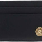 Versace Card Holder BLACK/ORO VERSACE