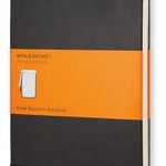 Carnet notite MOLESKINE Ruled Report Notebook, dictando, Pocket, 96 file, negru