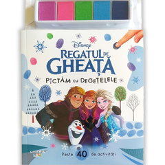 Disney. Regatul de gheata. Pictam cu degetelele, Litera Disney. Regatul de gheata. Pictam cu degetelele, Litera