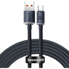 Baseus Crystal Shine cable USB to USB-C, 100W, 1.2m (black)
