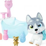 Pamper petz catelusul husky la baie