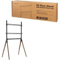 TV with walnut wooden legs, 49-70'', Logilink
