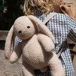 Konges Sløjd ghiozdan copii BUNNY BACKPACK culoarea bej, mic, neted, KS100158, Konges Sløjd