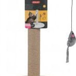 Cat scratching post with toy - beige, ZOLUX