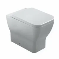 Vas WC pe pardoseala Gala Emma Square BTW pentru rezervor ingropat alb lucios, Gala