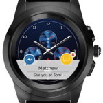 Smartwatch MyKronoz ZeTime Premium, Ecran Touchscreen TFT 1.22", Bluetooth, Bratara Piele, Rezistent la apa (Negru/Negru)