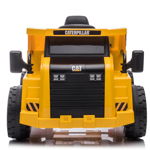 Camion electric 12V cu 2 motoare si telecomanda CAT Caterpillar Yellow, Caterpillar
