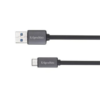 Cablu USB - USB tip C Kruger&Matz KM0347, 50 cm, Kruger&Matz