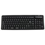 Tastatura silicon EK126K USB / OTG, 108 taste, Flexibila, Negru, ESPERANZA