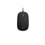 Mouse Serioux cu fir, optic, Noblesse 9800M, 1000dpi, negru-gri, ambidextru, blister, cablu 1.6m, USB, SERIOUX