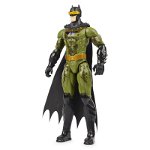 Spin Master - Figurina Supererou Batman , DC Universe , 30 cm, In costum verde camuflaj