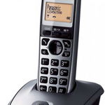 Telefon Fix Panasonic KX-TG2511PDM, display LCD, memorie 50 numere, 5 melodii Gri