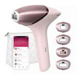 Epilator IPL Philips Lumea Seria 9000 BRI958-00 Senzor Smartskin Tehnologie SenseIQ Utilizare cu sau Fara Fir Rose Gold, Philips