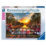 Puzzle Biciclete In Amsterdam, 1000 Piese, Ravensburger