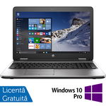 Laptop Refurbished HP ProBook 650 G2, Intel Core i5-6200U 2.30GHz, 8GB DDR4, 256GB SSD, 15.6 Inch HD, Tastatura Numerica + Windows 10 Pro, HP