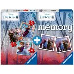 Puzzle si Joc Memory Frozen II, 25/36/49 Piese