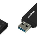 Memorie USB GOODRAM memory USB UME3 16GB USB 3.0 Negru, Citire 60 MB/s, Scriere 20 MB/s
