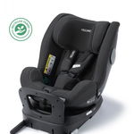 Scaun Auto i-Size 3 luni - 7 ani Salia Kid Exclusive Fibre Black, Recaro