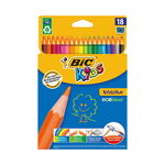 Creioane colorate BIC Evolution, 18 buc/set, BIC