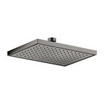 Pălărie de duș, Axor, ShowerSolution 1 jet, 24,5 x 18,5 cm, negru cromat lucios, 35373330, AXOR