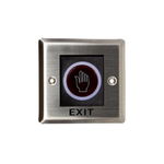 Buton cerere iesire touchless ZKTeco ACC-ECO-PUSH-TLEB101, NO/NC/COM, indicator LED, aparent, ZKTeco