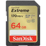 Extreme SDXC 64GB 170/80 MB/s V30 UHS-I U, SanDisk