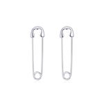 Cercei din argint Safety Pin, EdenBoutique