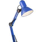 Lampa de birou albastra, 1 bec, dulie E27, Globo 24883, Globo Lighting