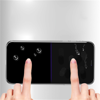Folie Protectie iPhone 6/ 7/ 8 3D Negru, Vipo